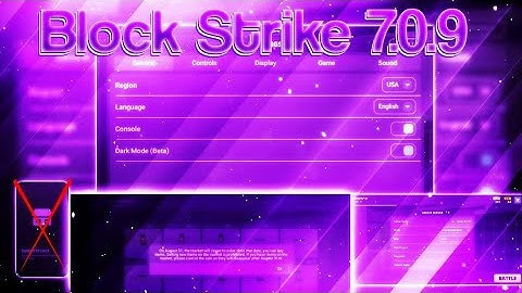 Block Strike 7.0.9 Update - Dark Mode Added, Hud Bug Fixed, The market will close and more...