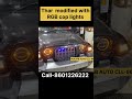 Mahindra Thar modification with RGB cop lights and headlamps. #tharmodification