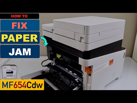 How To Fix Paper Jam In Canon Imageclass MF654Cdw Color Lars Printer ?