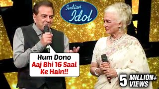 Dharmendra Gets EMOTIONAL Sharing Stage With Asha Parekh On Indian Idol 11