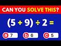 The Ultimate 10-Second Math Quiz Challenge - 99% Fail This Speed Test! #funquiz #viralquiz #riddles