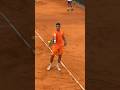 Francisco Cerundolo serve practice before the 2026 Argentina Open Final in Buenos Aires 🇦🇷 🎾