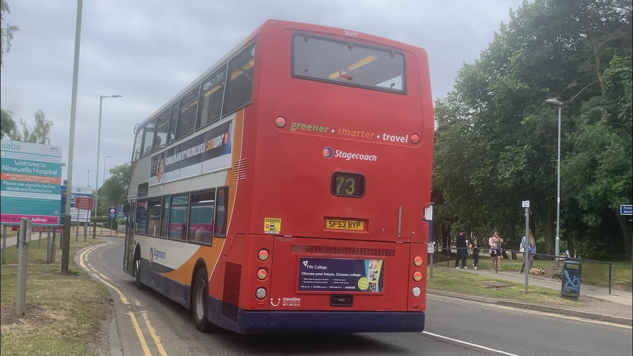 Service 73: Stagecoach East Scotland 18017 SF53 BYP