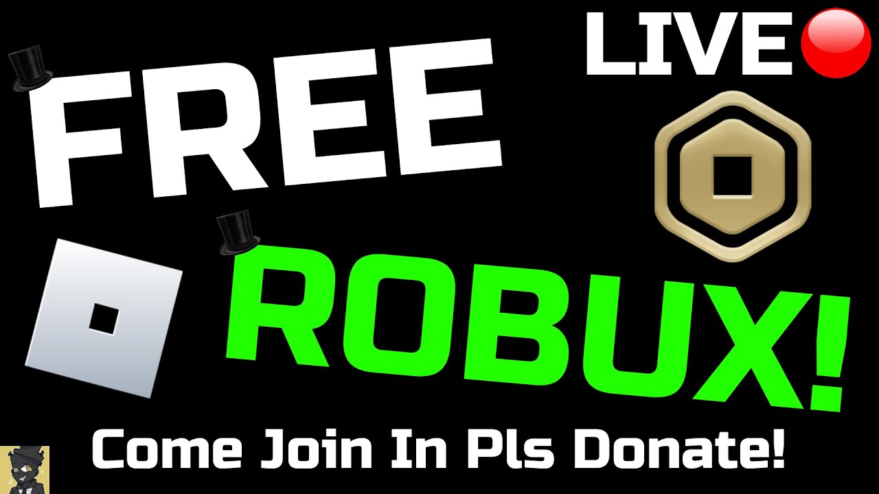 🔴Roblox Live! PLS DONATE! FREE ROBUX