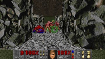 [Doom] Ultimate Doom E2M9 "Fortress of Mystery" UV-Fast Speedrun in 0:48