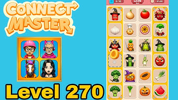 Connect master match puzzle level 270 solution walkthrough 
