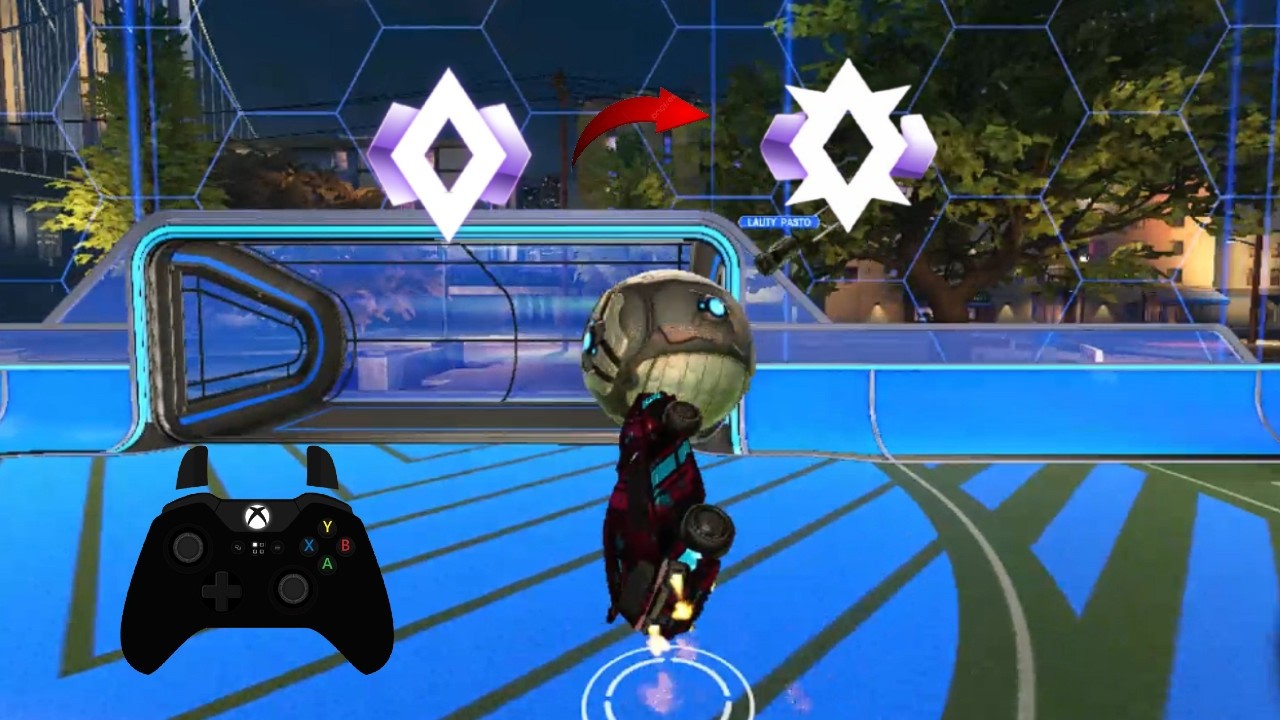 Rocket League Gameplay Champion I (1091 MMR)