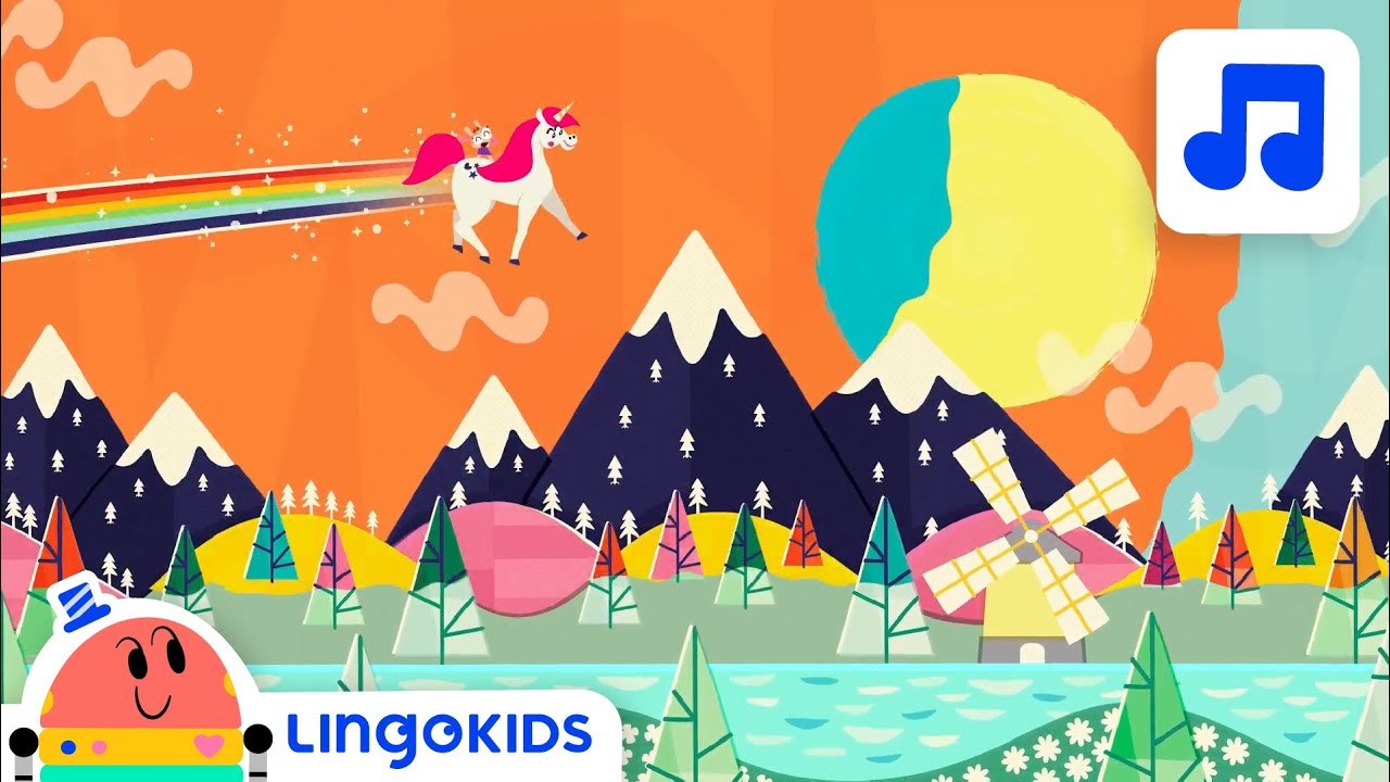My UNICORN SONG 🦄🌈 Color song for Kids | Lingokids - YouTube