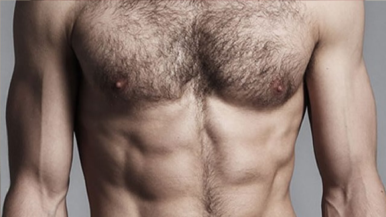 Blonde male with hairy chest - wide 6