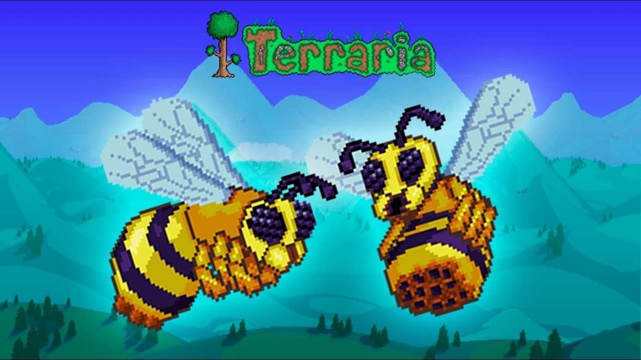 Как призвать пчелу. Королева пчёл Terraria. Босс пчела в террарии. Террария боссы Королева пчёл. Королева пчёл террария арты.