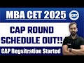 MBA CET 2025 CAP Registration started | Most Important Updates | CET CAP Rounds | #crossq
