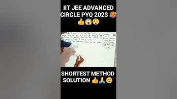 IIT JEE advanced circle pyq 2023