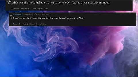 r/AskReddit - What was the most fucked up thing to come out in stores that’s now discontinued?