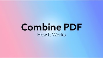 Combine PDF — How It Works | Chrome Extension