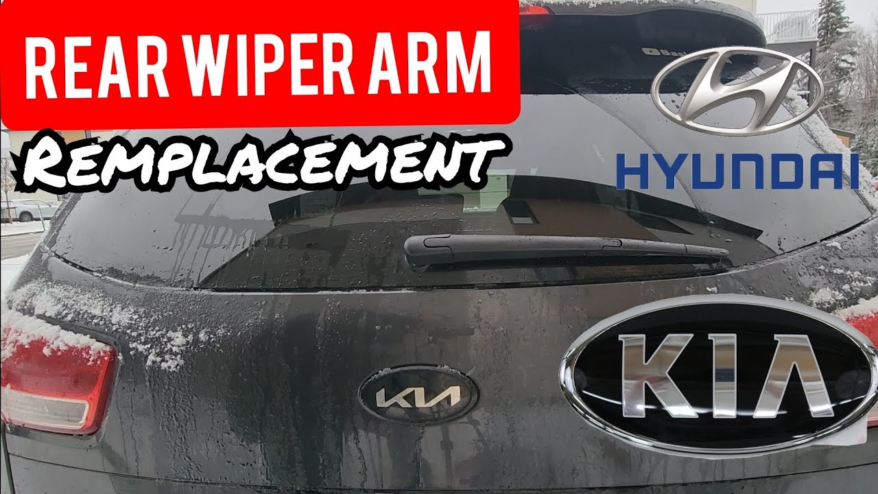 Rear Wiper Arm Replacement On Most of the Hyundai & Kia 2006 to 2024