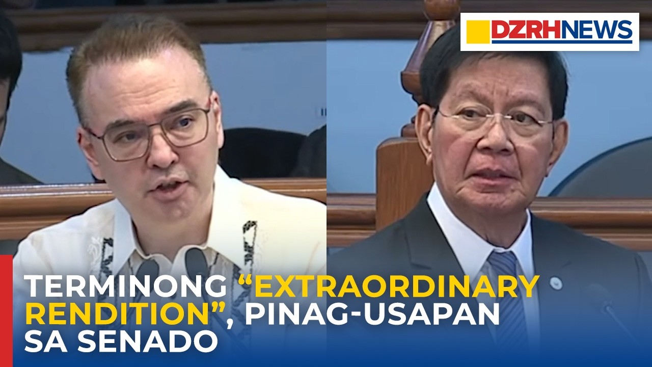Pagpapalit ng “extraordinary rendition” sa “extrajudicial rendition” pinagtuunan ng Senado