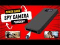 Power bank hidden camera 64gb spy camera unboxing