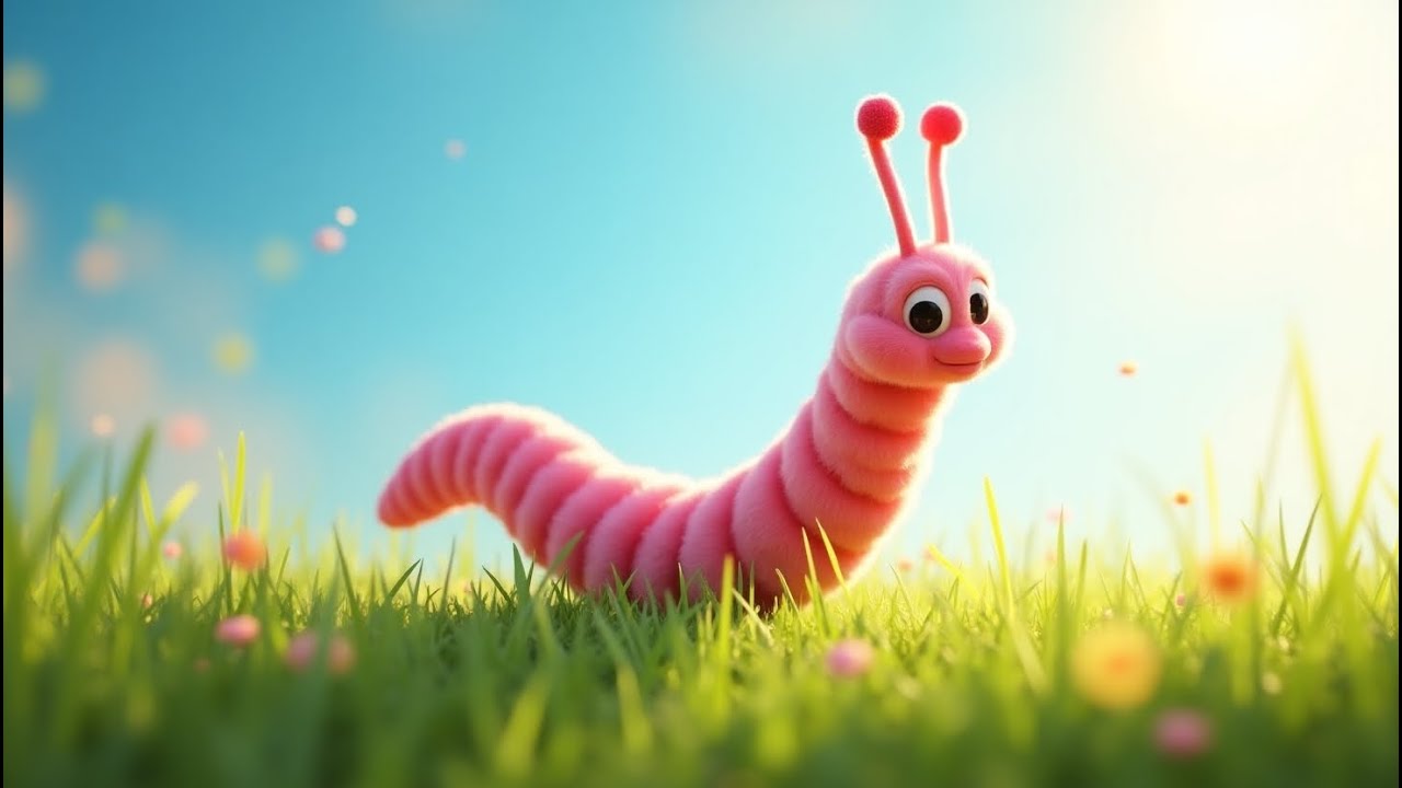 Wiggly Waggly Worm | Silly Fun Kids Rhyme + More Nursery Rhymes - YouTube