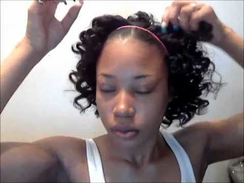 Bantu Knots Relaxed Hair Start 2 Finish Youtube