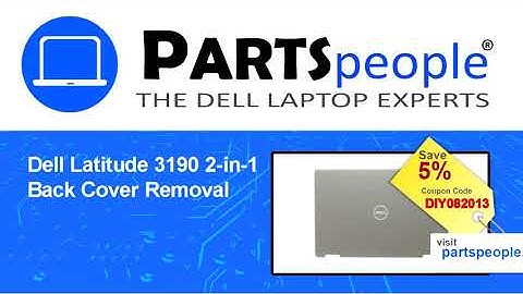 Dell Latitude 3190 2-in-1 (P26T003) Back Cover Replacement Video Tutorial
