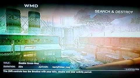 Double cross map tomahawk on WMD