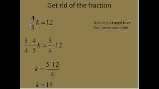 Solving Equations using Multiplication and Division (Simplifying Math)