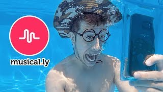 Musical.ly Bajo El Agua Es Posible? Imitando Musical.lys En La Piscina