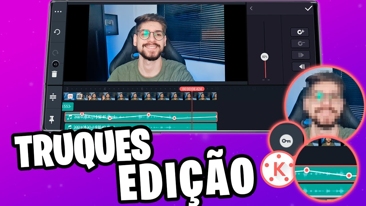 Truques de Edição de Vídeo no Kinemaster (Edição de Vídeo pelo Celular) #01