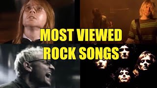 Top 50 Most Viewed Rock Songs on YouTube screenshot 1