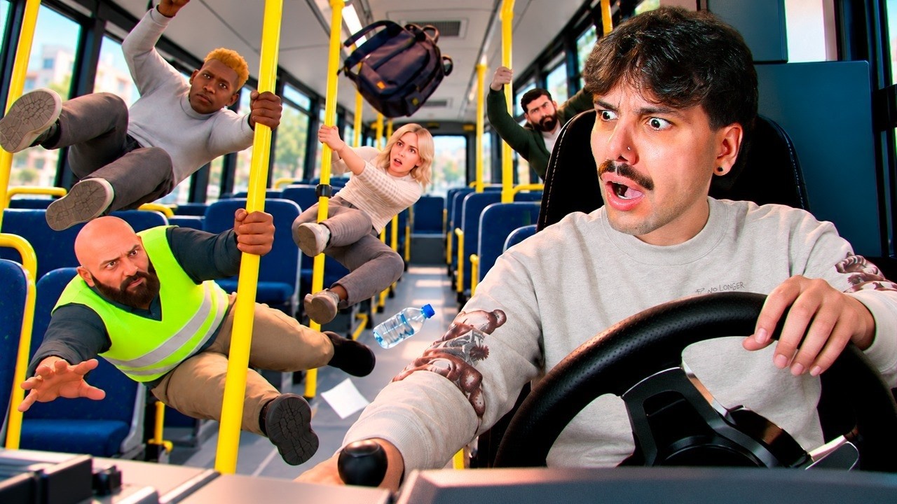 virei MOTORISTA DE ÔNIBUS e deu TUDO ERRADO