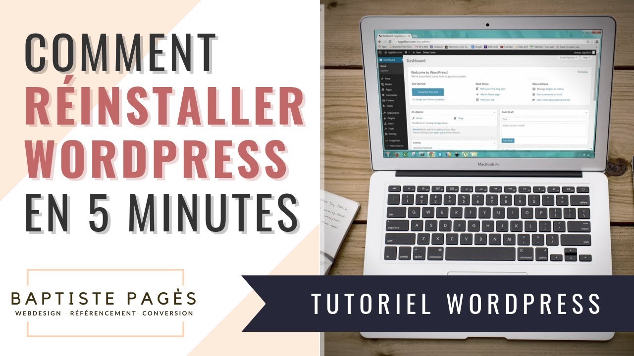 Reinstaller WordPress Facilement avec WP Reset - Débutant - YouTube