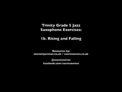 trinity-grade-5-jazz-saxophone-exercises:-1b.-rising-and-falling