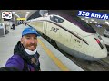 South Korea's FASTEST Train, Super Rapid Train 330 km/h First Class (SRT) VLOG 🇰🇷