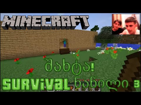 შახტა! | Minecraft: Survival #3 (თამაშის გასვლა)