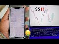 Perfect XAUUSD strategy turned $15 to $500 in 15 minutes 😱 | EARN ONLINE IN DOLLARS