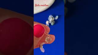 Comment enfiler une perle dans un fil métallique /technique de base création bijoux