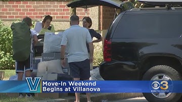Move-in weekend begins in Villanova