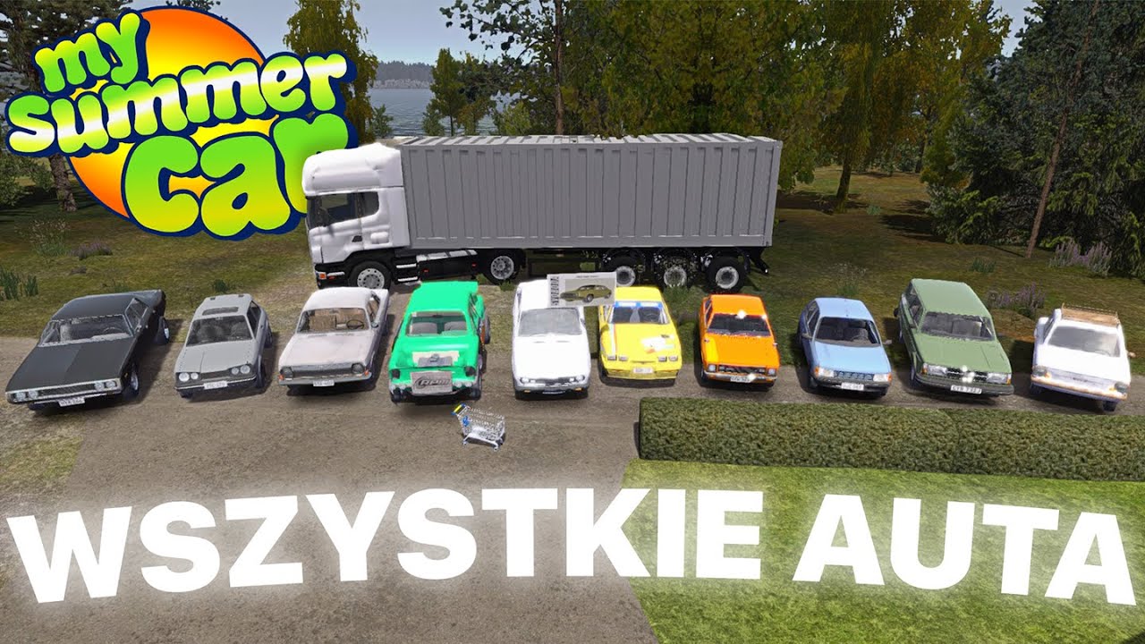 WSZYSTKIE AUTA 🔥 | My Summer Car!