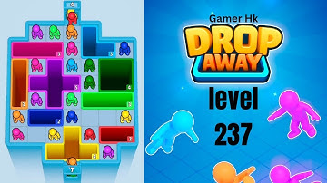 Drop Away level 237 very hard level Walkthrough Solution 