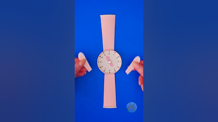 Mommy Made Me a DIY 🕰️ Paper Watch 😍