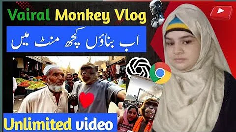 VIRAL AI MONKEY VLOG | Create Ai Vlog With VEO 3 | Free Without Credit Card | Ai Monkey Vlog Kaise