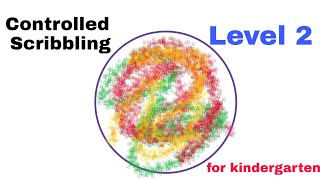 Scribbling activity for kids | how to scribble inside the circle | Circle scribbling activity