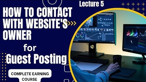 How to Contact With Website