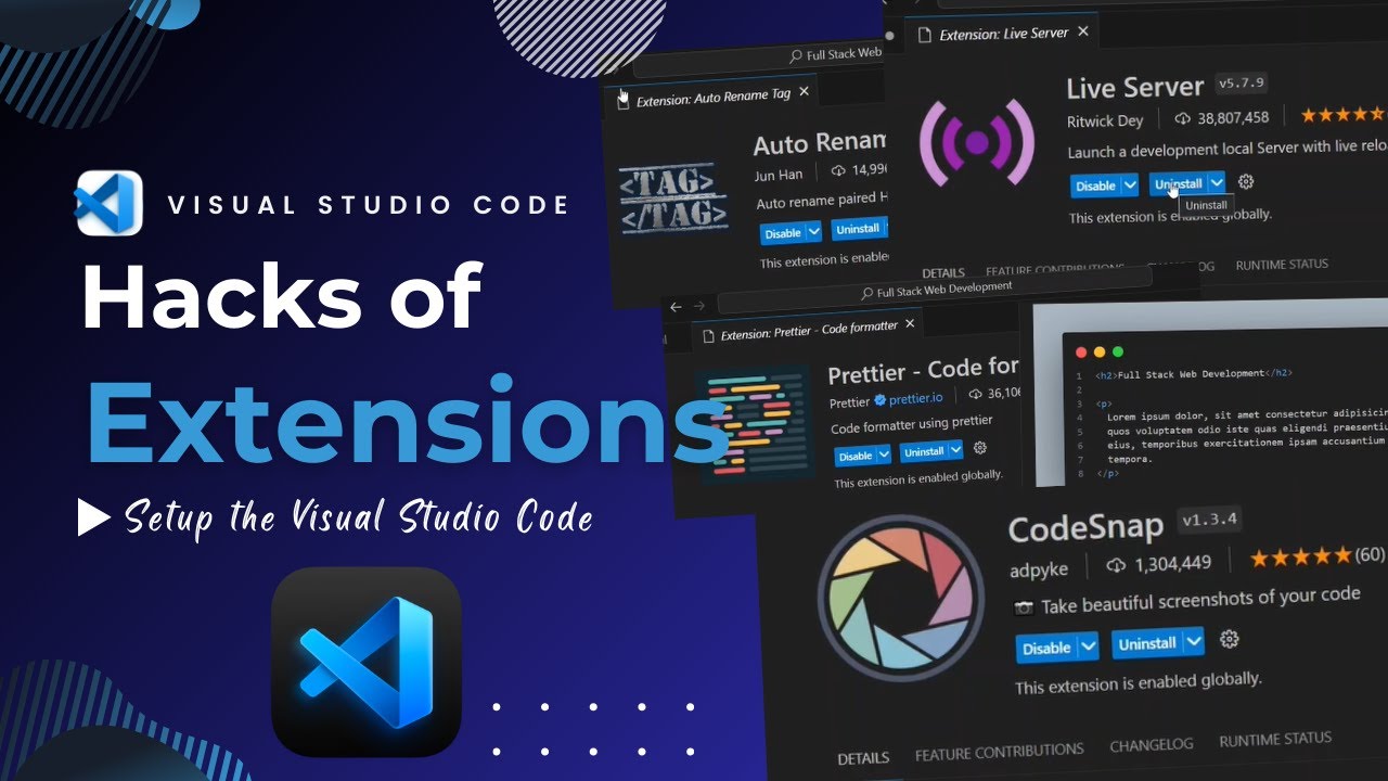 10 VS Code Extensions for Web Developers