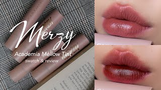 [Swatch & Review] Bộ son kem lì mới của Merzy | Merzy Academia Mellow Tint | Fung Chen