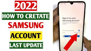 How To Create Samsung Account 2022/ Create Samsung ID || How To Make Samsung Account