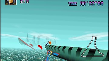 [TAS] Backwards F-Zero X Custom Track: Odd Town 10 - Isolated Platforms