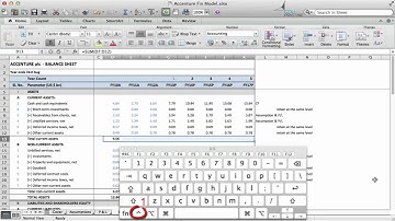 Financial Modeling shortcuts in Excel - Copy Formula in Multiple Sections in mac