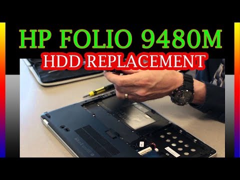 HP Elitebook Folio 9480M Hard Disk Replacement