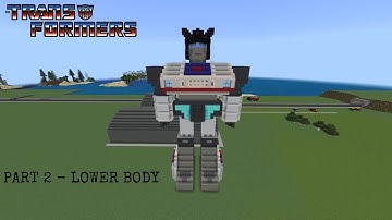 Minecraft - Transformers G1 Jazz Tutorial! (Lower Body)